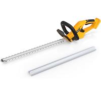 HEINPRO - Tagliasiepi wireless da 22 pollici, compatibile con batteria DEWALT 20 V MAX (senza batteria o caricabatterie), tagliasiepi elettrico senza cavo, tagliasiepi per cortile e giardino, giallo