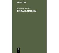Heinrich Kleist Erzählungen (Copertina rigida)