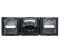 Heinrich Kopp 131315006 Kopp BLUE ELECTRIC Schuko Steckdose m. Klappdeckel 3fac