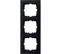 Heinrich Kopp 402750000 EL 07 - HK07 - Abdeckrahmen 3-fach schwarz matt