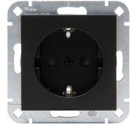 Heinrich Kopp 940050000 Schuko-Steckdose HK07 schwarz matt