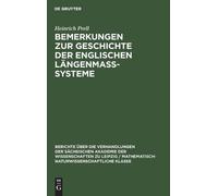 Heinrich Prell Bemerkungen Zur Geschichte Der Englischen Läng (Copertina rigida)