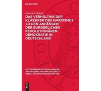 Heinrich Scheel Das Verhältnis Der Klassiker Des Marxismus Zu (Copertina rigida)