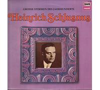 Heinrich Schlusnus "Grosse Stimmen Des Jahrhunderts"