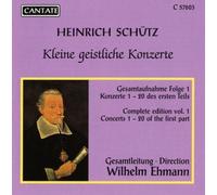 HEINRICH SCHUETZ Kleine Geistliche Konzerte Vol (CD)