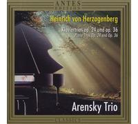 HEINRICH VON HERZOGENBERG Piano Trio 1 Op 24 / Piano Trio 2 Op 36 (CD)