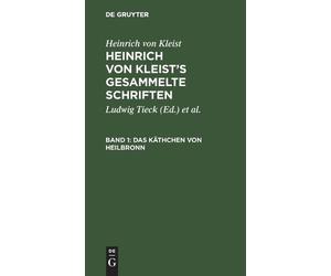 Heinrich Von Kleist Das Käthchen Von Heilbronn (Copertina rigida)