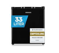 HEINRICHS, mini congelatore 33 l, piccolo, compatto, silenzioso: 40 dB, chiusura della porta sostituibile; mini congelatore fino a -18 °C, congelatore, perfetto per ufficio, campeggio, attività