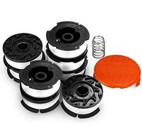 HEINTON 8 Pezzi A6481 A6485 Filo per rocchetto con cappuccio per rocchetto per decespugliatore Black Decker Reflex ST5530-GB GLC3630L20-GB STC1820PC-GB BESTA530-GB BESTA525-GB
