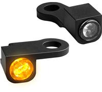 Heinz Bikes Nano, indicatori di direzione a manubrio male Nero