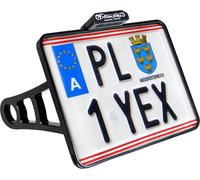 Heinz Bikes Side Mount, portatarga male Nero