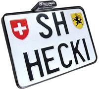 Heinz Bikes Slip-Inn, portatarga male Nero