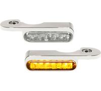 Heinz Bikes Stripes, indicatori di direzione a manubrio male Cromato