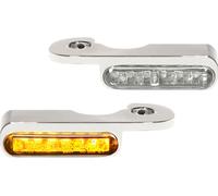 Heinz Bikes Stripes, indicatori di direzione a manubrio male Cromato