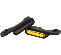 Heinz Bikes Stripes, indicatori di direzione a manubrio male Nero