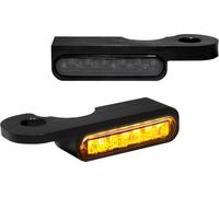 Heinz Bikes Stripes, indicatori di direzione a manubrio male Nero