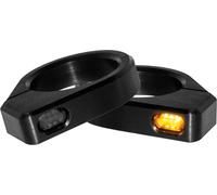 Heinz Bikes ZC-Line Micro, indicatori di direzione a forcella 54-56 mm male Nero