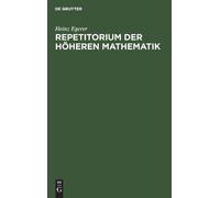Heinz Egerer Repetitorium Der Höheren Mathematik (Copertina rigida)