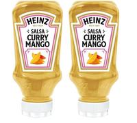 Heinz Salsa Curry Mango Top Down 225g (Confezione da 2)