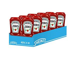 Heinz Salsa Tomato Ketchup Zero - 425 g (10 Pezzi)