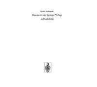 Heinz Sarkowski Springer-V Das Archiv des Springer-Verlags in Heide (Tascabile)