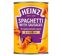 Heinz Spaghetti with Sausages, spaghetti con pomodoro e salsiccia da 400g