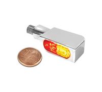 HeinzBikes, fanale posteriore Blokk Line Micro 3-1. Cromato universale