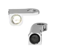 HeinzBikes, indicatori di direzione Nano sotto il manubrio. Cromati 14-20 XL ...