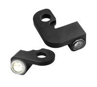 HeinzBikes, indicatori di direzione Nano sotto il manubrio. Nero 90-14 Softai...