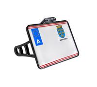 HeinzBikes, Portatarga Micro All-In-One. Nero Universale