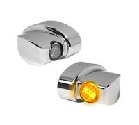 HeinzBikes, set di indicatori di direzione Nano Winglets. Cromati universali