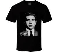HEIOHL Lucky Luciano Mafia T Shirt BlackLarge