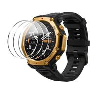 Heioloo 3 Pezzi Pellicola Protettiva per A-mazfit T-Rex 3 Pro 48mm vetro temperato, Anti-Graffio, 9H Durezza HD proteggi schermo senza bolle facile da installare
