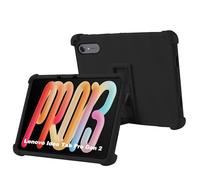 Heioloo Cover per Lenovo Idea Tab Pro Gen 2 Tablet, con Supporto Custodia per Assorbimento degli Urti con Paraurti in Silicone Morbido Protettiva [Protezione da Caduta] Nero