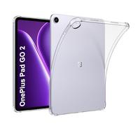 Heioloo Cover per OnePlus Pad Go 2 12.1", Custodia Trasparente per Assorbimento degli Urti con Paraurti in TPU Morbido, Sottile Morbida in Silicone TPU Protettiva [Protezione da Caduta]