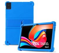 Heioloo Cover per TCL TAB10L Gen2, con Supporto Custodia per Assorbimento degli Urti con Paraurti in Silicone Morbido Protettiva [Protezione da Caduta] - Blu