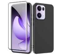 Heioloo Opaca Cover per OPPO Reno 13 pro 5G Protezione Fotocamera Custodia Glassata Ultra Sottile Soft TPU Cover + [1 Pezzi] Vetro Temperato Pellicola Protettiva