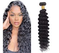 HeioWuio Deep Wave Human Hair 1 mazzo di capelli vergini non processati 30 pollici