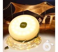 HeiPard Catena Luminosa da Campeggio Avvolgibile 10 m, 100 LED