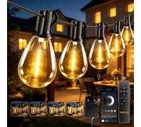 HeiPard Catena Luminosa Esterno Elettrica 30 metri, Luci da Esterno LED