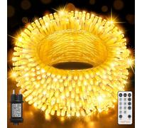 HeiPard Catena Luminosa Esterno Interno 20M, Luci Albero Natale Esterno