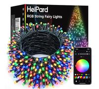 HeiPard Stringa di Luci LED RGB Smart 30m, 300 LED con Cambio Colori, App & Telecomando, Interno & Esterno IP44, Controllo Vocale & Musicale per Natale, Feste & Decorazioni