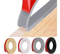 HeiPen Nastro autoadesivo per bordi dei mobili, a forma di U, 5 metri, flessibile, in gomma TPE pieghevole, per bordi dell'armadio, listello di finitura, bordi del soffitto, piani di lavoro (15 mm x 5