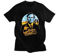 Heisenberg Breaking Bad T-Shirt Men Cotton Better Call Saul T-Shirt Short Sleeves Tee Tops Clothing Black 3XL