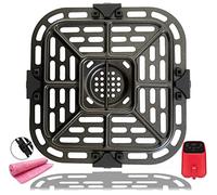 HEISENLIN Griglia quadrata per friggitrice ad aria 2QT, vassoio per friggitrice ad aria istantanea Vortex, mini forno ad aria, antiaderente aggiornato, griglia per friggitrice ad aria istantanea 2QT,