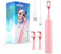 Heisr SonicToothbrush avvolgente su 3 lati progettato per il periodo di sostituzione dentale dei bambini, con oltre 30 brevetti globali, completando una pulizia profonda in 30 secondi