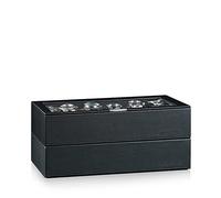 HEISSE & SÖHNE SEIT 1976® Set di scatole per orologi Mirage XL, Nero , 18 x 35 x 16, Moderno