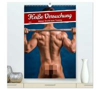 Heiße Versuchung - Männer-Erotik beim Training (hochwertiger Premium Wandkalender 2026 DIN A2 hoch), Kunstdruck in Hochglanz: Erotischer ... heißer Körper beim Training im Fitnessstudio.