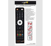 Heitech 10000081 "" 4 in 1 telecomando universale telecomando nero