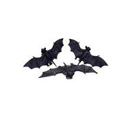 HEITMANN DECO Pipistrelli su Clip, 17 x 15 x 3,5 cm